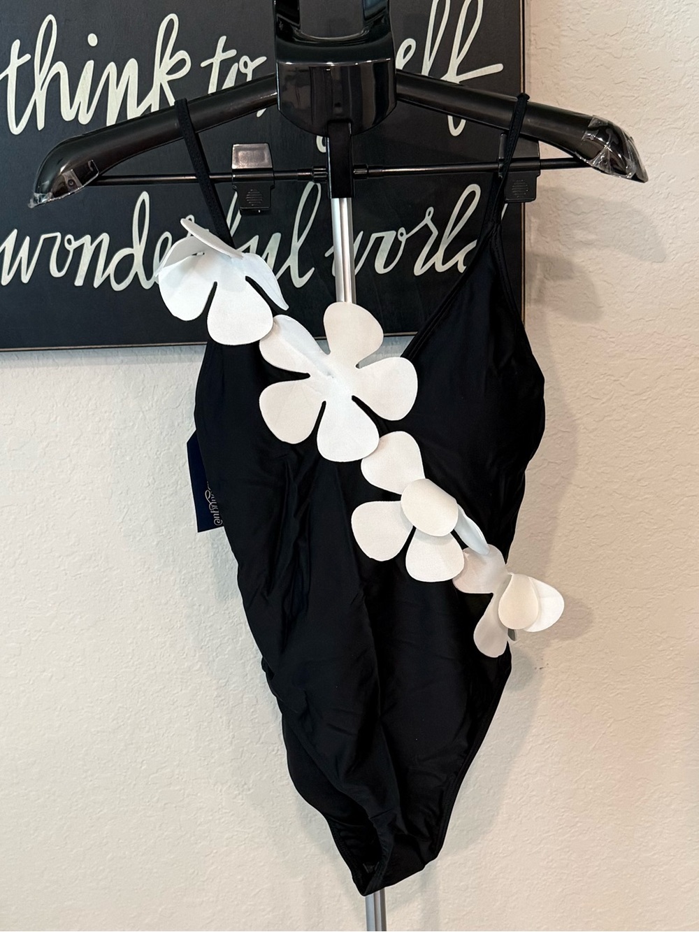 DAVI & DANI Black One Piece Swimsuit